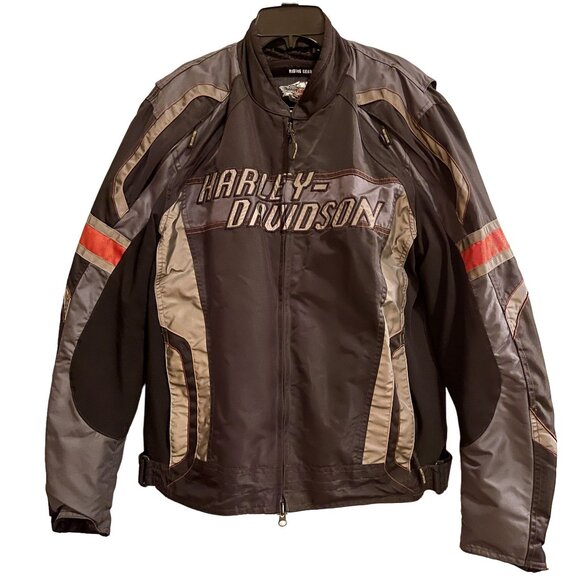 Genuine Harley Davidson Motorcycle Functional Reflective Jacket Illumination 360 - Picture 1 of 8